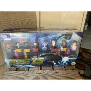 2 Pez Collector Series, Lo Number, Star Trek 25 The Next Generation Numbered Set